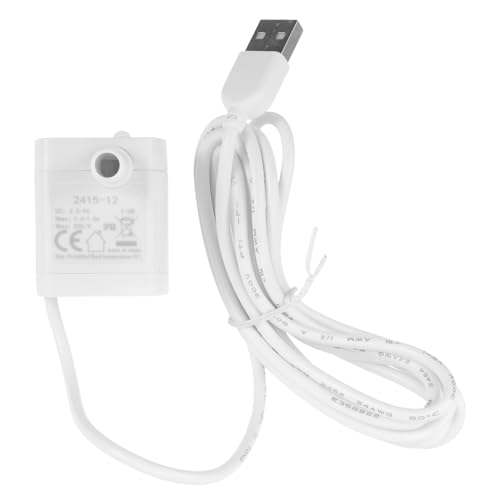 Gatuida Leise Tauchwasserpumpe USB Wasserpumpe für Aquarien Mini Wasserpumpe mit Einfachem Design Leise und Verschleißfest für Teichbrunnen und Aquarien von Gatuida