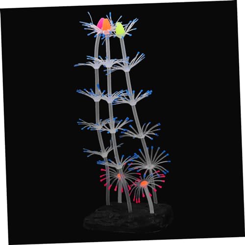 Gatuida Leuchtende Korallenfigur Aquarium Dekoration Fluoreszierend Korallenriff Ornament für Fischbecken Landschaft Blau für Süßwasser und Meerwasser Aquarien Gatuida Leuchtende Korallenfigur Aquarium Dekoration Fluoreszierend Korallenriff Ornament für Fischbecken Landschaft Blau für Süßwasser und Meerwasser Aquarien von Gatuida