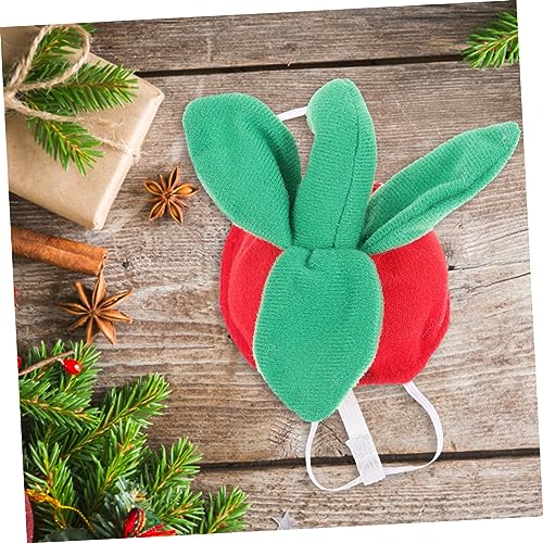 Gatuida Lustige Haustier Mütze Erdbeer Design Weiche Hautfreundliche Hundekappe Atmungsaktive Kopfbedeckung für Katzen und Hunde Bequemes Cosplay Zubehör für Party und Winter Verstellbar Gatuida Lustige Haustier Mütze Erdbeer Design Weiche Hautfreundliche Hundekappe Atmungsaktive Kopfbedeckung für Katzen und Hunde Bequemes Cosplay Zubehör für Party und Winter Verstellbar von Gatuida