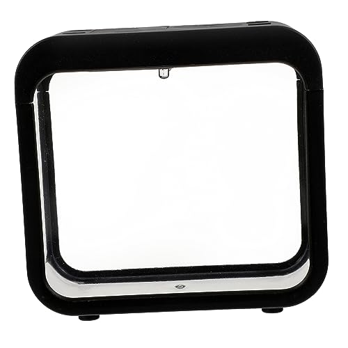 Gatuida Mini Aquarium mit Farbiger LED Beleuchtung Transparenter Abnehmbarer Fischzucht Box für Fische Garnelen Schildkröten Desktop Aquarium Vielseitig Einsetzbar von Gatuida