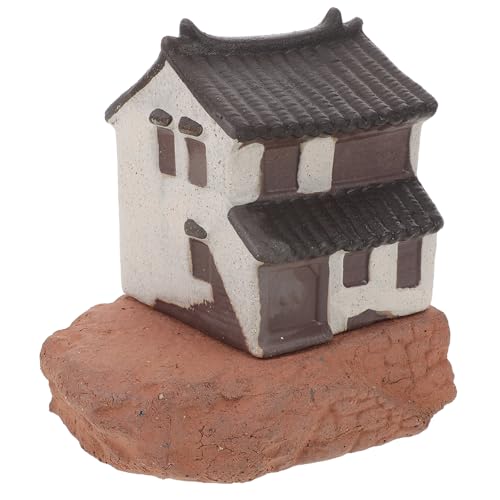 Gatuida Miniatur-Hausfiguren, chinesisches Architekturmodell für Mikrolandschaften und Aquarien, Feengärten und Desktop-Bonsai-Ornamente von Gatuida