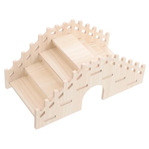 Gatuida Natürliche Holzleiter für Hamster Stabiles Kleintierspielzeug Sichere Kletterbrücke aus Massivem Holz Rutschfestes Hamsterhaus Zubehör für Käfig und Spielplatz Gatuida Natürliche Holzleiter für Hamster Stabiles Kleintierspielzeug Sichere Kletterbrücke aus Massivem Holz Rutschfestes Hamsterhaus Zubehör für Käfig und Spielplatz von Gatuida