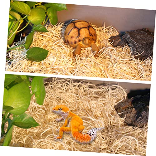 Gatuida Natürliche Holzwolle Nestpolster Weiche Einstreu für Vogelkäfig Terrarien und Kleintiere Atmungsaktive Polsterung für Vogelnest und Kleine Haustiere von Gatuida