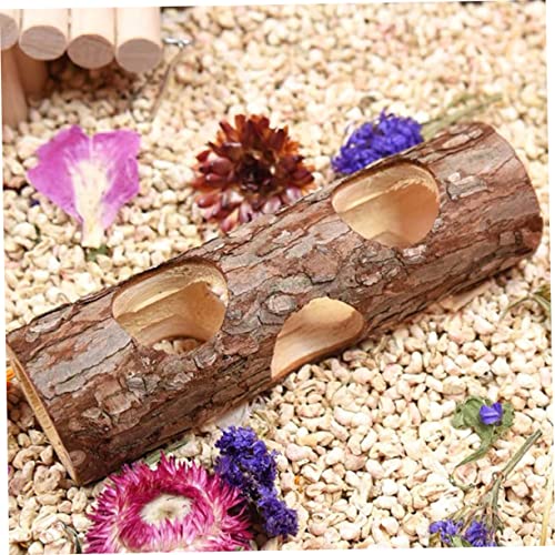 Gatuida Natürlicher Holz Hamster Tunnel Bissfestes Kleintier Versteck Multifunktionales Nager für Hamster Meerschweinchen und Ratten Glatte Oberfläche Platzsparend und Leicht zu Reinigen Gatuida Natürlicher Holz Hamster Tunnel Bissfestes Kleintier Versteck Multifunktionales Nager für Hamster Meerschweinchen und Ratten Glatte Oberfläche Platzsparend und Leicht zu Reinigen von Gatuida