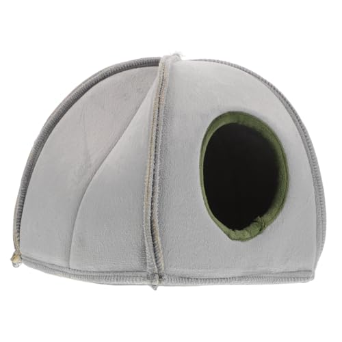 Gatuida Nettes Hamsterhaus Bett Versteck Für Kleine Tiere Winter Warmes Nest Für Kaninchen Hamster Chinchilla Käfig Hamster Spielzeugzubehör von Gatuida
