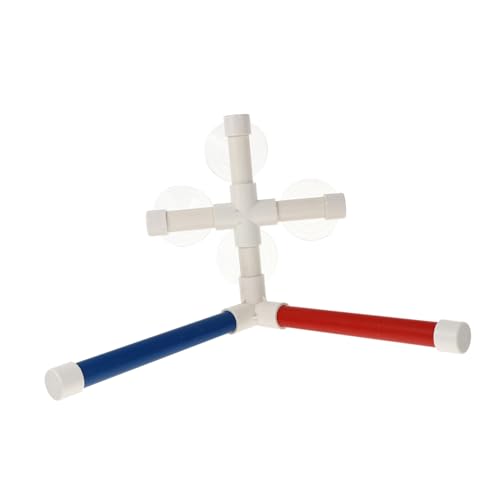 Gatuida Papageien Duschstandplatz aus Robustem PVC mit Saugnäpfen Sicherer und Ruheplatz für Vögel für Fenster Gefiederpflege von Gatuida