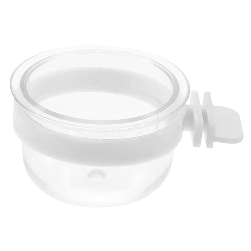 Gatuida Papageienfutter Und Wasserschale Aus Kunststoff Abnehmbare Transparente Schüssel Für Innenhaltung Von Vögeln Aufzuhängen Für Vogelkäfige von Gatuida