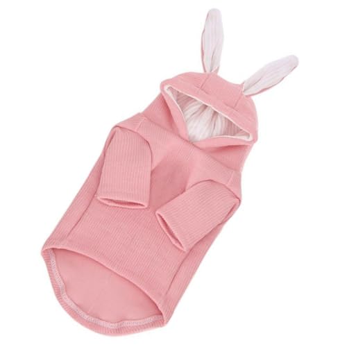 Gatuida Pet Hoodie mit Hasenohren für Katzen und Welpen Niedlicher Gestrickter Pullover für Haustiere für Herbst und Alltag Xs Rosa Gatuida Pet Hoodie mit Hasenohren für Katzen und Welpen Niedlicher Gestrickter Pullover für Haustiere für Herbst und Alltag Xs Rosa von Gatuida