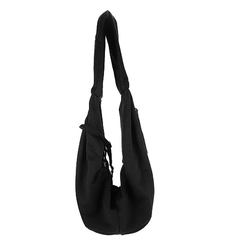 Gatuida Pet Sling Tragetasche für Hunde und Katzen Tragbare Haustier Tragetasche aus Strapazierfähigem Polyester für und Reisen mit Verstellbarem Schultergurt Schwarz von Gatuida