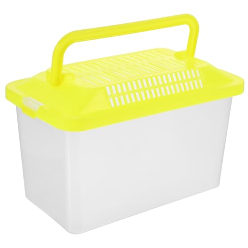 Gatuida Plastik Handtransportbox für Reptilien und Fische Tragbarer Transparenter Aufzucht und Aufbewahrungsbehälter mit Belüftung Bruchsicheres PP Material für Goldfische Schildkröten Gatuida Plastik Handtransportbox für Reptilien und Fische Tragbarer Transparenter Aufzucht und Aufbewahrungsbehälter mit Belüftung Bruchsicheres PP Material für Goldfische Schildkröten von Gatuida
