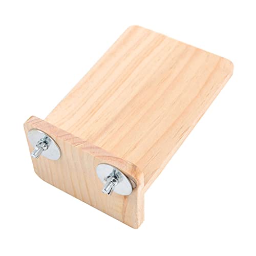 Gatuida Plattformbett Spielhamster Kleine Chinchilla Kletterplattform Zwerg Haustier Chinchilla Plattform Ratten Hamsterkäfig Chinchilla Indoor Auslaufspielzeug Für Hamster von Gatuida