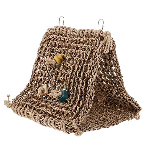 Gatuida Rattan Vogelhängematte Vogelhaus Schlafnest Hängendes Vogelbett für Papageien und Kleine Vögel Platzsparend Robust Geeignet für Käfig und Astaufhängung Natürliches Material Gatuida Rattan Vogelhängematte Vogelhaus Schlafnest Hängendes Vogelbett für Papageien und Kleine Vögel Platzsparend Robust Geeignet für Käfig und Astaufhängung Natürliches Material von Gatuida