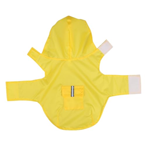 Gatuida Regenmantel für Haustiere Leicht Regenmantel mit Kapuze für Hunde Haube reflektierend Hunde Regenanzug Hunderegenjacke mit Kapuze Kleiner hunderegenmantel mit Kapuze Polyester Gelb Gatuida Regenmantel für Haustiere Leicht Regenmantel mit Kapuze für Hunde Haube reflektierend Hunde Regenanzug Hunderegenjacke mit Kapuze Kleiner hunderegenmantel mit Kapuze Polyester Gelb von Gatuida