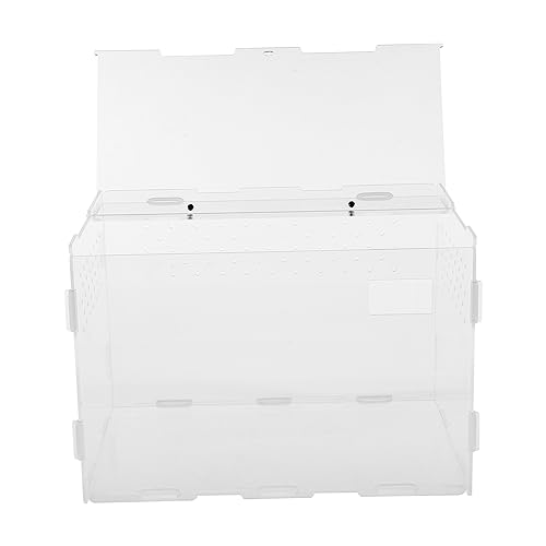 Gatuida Reptilien Aufzuchtbox Transparente Terrarien für Eidechsen Spinnen Schlangen Kleine Tiere Einfach zu Beobachten Reinigen Langlebig und Sicher Gatuida Reptilien Aufzuchtbox Transparente Terrarien für Eidechsen Spinnen Schlangen Kleine Tiere Einfach zu Beobachten Reinigen Langlebig und Sicher von Gatuida