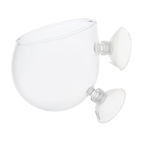 Gatuida Reptilien Futterschale mit Saugnapf Anti Flucht Futter Wasserschale für Echsen und Chamäleons Glatte Oberfläche Sicher und Praktisch für Terrarien und Reptilienbecken von Gatuida