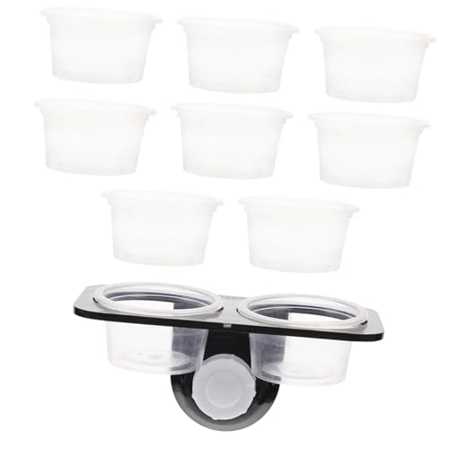 Gatuida Reptilien futternapf mit Saugnapf Doppelte Futterschale aus Langlebigem Material Wandmontierbar Platzsparend Geeignet für Geckos Echsen und Kleine Haustiere Sichere Wasser Gatuida Reptilien futternapf mit Saugnapf Doppelte Futterschale aus Langlebigem Material Wandmontierbar Platzsparend Geeignet für Geckos Echsen und Kleine Haustiere Sichere Wasser von Gatuida