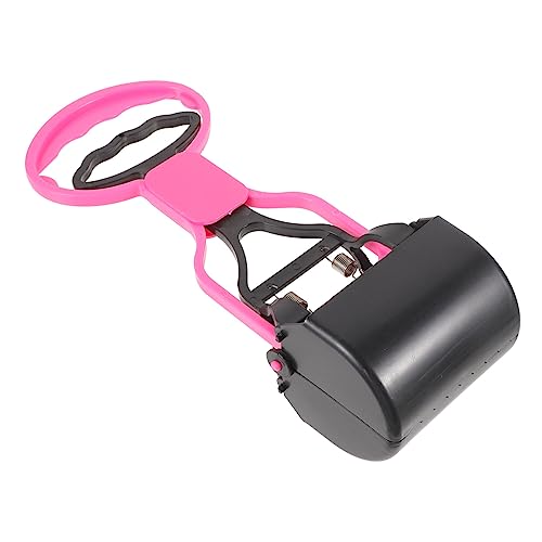 Gatuida Robuster Hundekotgreifer Klein Rot Ergonomischer Griff Langlebiger Tragbar und Leicht Einfache Reinigung Praktisches Zubehör für Große Hunde Spaziergänge und Saubere Hundetoilette von Gatuida