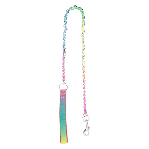 Gatuida Robustes Hundeseil hundegurt hundelaufband hundehalsbänder Hundehalsband Hundeleine für Joggen Haustierbedarf Kaufeste Hundeleine Outdoor-Hundekette praktische Welpenleine Nylon von Gatuida