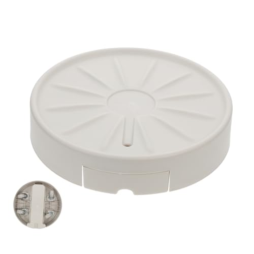 Gatuida Runder Pflanzenuntersetzer mit Wasserspeicher für Mobile Blumenkübel Abnehmbarer Wasserbehälter Dekorativer Pflanzenteller für Innen und Außenbereich und Langlebig von Gatuida