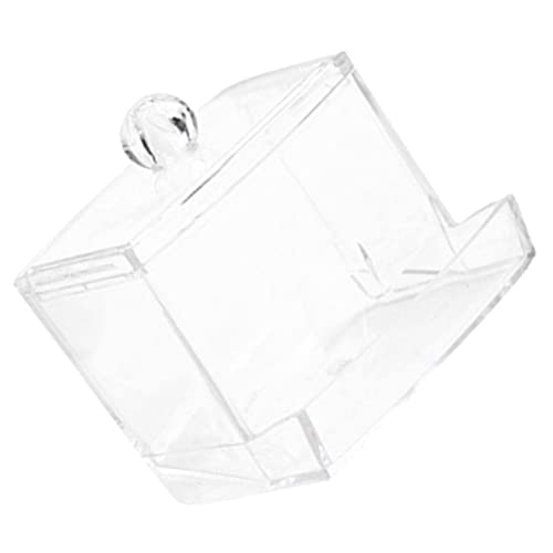 Gatuida Rutin Hühnerfutterbehälter Transparenter Automatischer Futterspender für Papageien und Vögel Mehrzweck Geflügelfutterbox Handlich und Langlebig für Hühner und Kleine Vögel von Gatuida