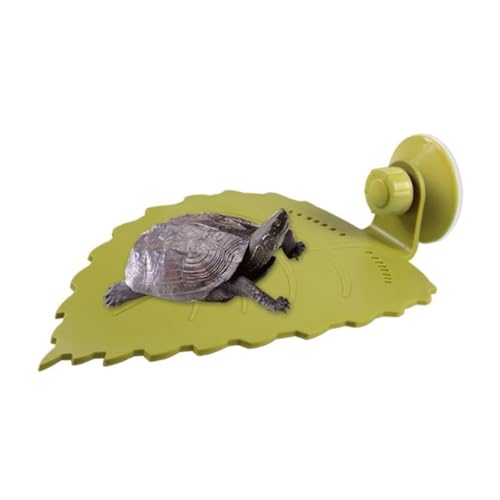 Gatuida Schildkröten Plattform Kletterplattform Blattform S für Aquarium Reptilien Aufzuchtbecken Zubehör von Gatuida