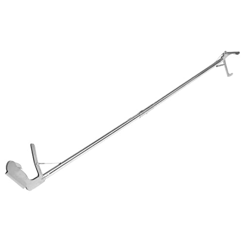 Gatuida Edelstahl Schlangenzange Klappbar Aus Reptilienzange Schlangenhaken Fangclip Für Outdoor Einsatz Schlangenfangklammer Sicherer Clip von Gatuida