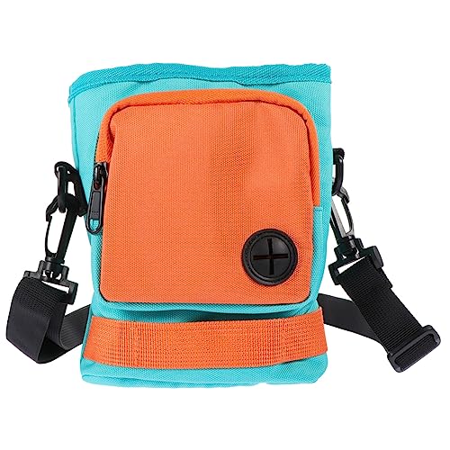 Gatuida Snack-Trainings-gürteltasche Ausbildung Fanny Beutel Leckerligürtel Für Hunde Klein Behandeln Abdeckung Tasche Für Hundeleckereien Tasche Für Hundespaziergang Polyester Orange von Gatuida