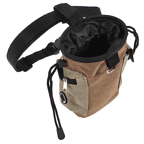 Gatuida Snackpaket Für Haustiere Hundetaschen Hundetragetaschen Für Kleine Hunde Welpe Hundepflegetasche Hundekotbeutel Hündchen Hund Wasserflasche Hunde-PIPI-pad Light Brown Oxford-Stoff von Gatuida