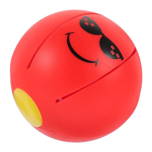 Gatuida Spielzeugball drücken Quietschendes Hundespielzeug Haustier Fliegende Untertasse Interactive Dog Toys Dog chew Toy Hundespielzeug für Aggressive Kauer Bälle für Hunde Plastik rot Gatuida Spielzeugball drücken Quietschendes Hundespielzeug Haustier Fliegende Untertasse Interactive Dog Toys Dog chew Toy Hundespielzeug für Aggressive Kauer Bälle für Hunde Plastik rot von Gatuida