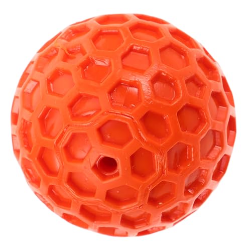 Gatuida Squeaky Rubber Dog Ball Orange Weicher Kauspielzeugball mit Honigwaben Design Interaktives für Kleine Rassen Leicht zu Reinigen Für Innen und Außenbereich Fördert Aktivität und Gatuida Squeaky Rubber Dog Ball Orange Weicher Kauspielzeugball mit Honigwaben Design Interaktives für Kleine Rassen Leicht zu Reinigen Für Innen und Außenbereich Fördert Aktivität und von Gatuida