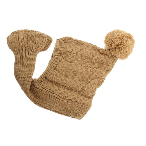 Gatuida Strickmütze Für Haustiere Hundemütze Mit Halswärmer Winterliche Mütze Und Schal Für Kuschelige Und Dekorative Hundekleidung Für Winter von Gatuida
