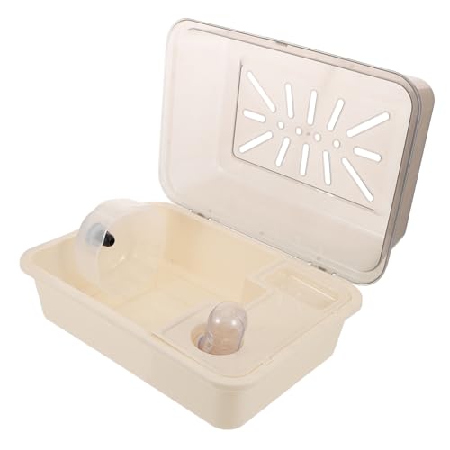 Gatuida Rattentransportbox Aus Plastik Tragbarer Mäusekäfig Mit Luftzirkulation Reisetasche Für Kleintiere Geeignet Für Hamster Und Frettchen Großzügiger Lebensraum Mit von Gatuida