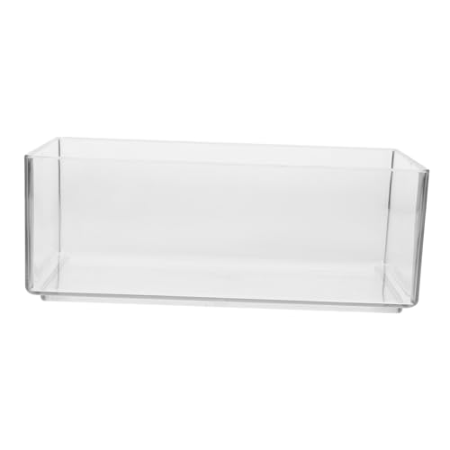 Gatuida Transparente Hamster Badewanne aus Kunststoff Sandbadbehälter und Haustier Badebecken mit Glatten Kanten als Toilette und Spielplatz für Kleintiere und Hamster von Gatuida