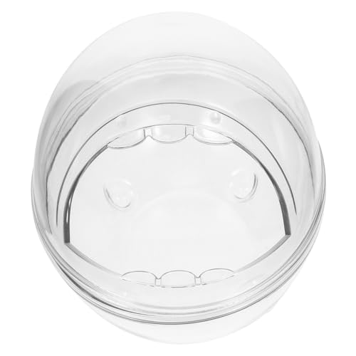 Gatuida Transparente Hamster Sandbad Box aus Robustem Pet Großes Kleintier Badehaus mit Deckel für Hamster Meerschweinchen und Chinchillas Vielseitig als Toilette und Sandbad Geeignet von Gatuida