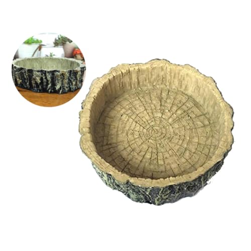 Gatuida Umweltfreundliche Resin Futter und Wasserschale für Reptilien Wie Schildkröten Geckos Schlangen Langlebige Ungiftige Futternapfplatte mit Natürlicher Holzmaserung für Terrarien Gatuida Umweltfreundliche Resin Futter und Wasserschale für Reptilien Wie Schildkröten Geckos Schlangen Langlebige Ungiftige Futternapfplatte mit Natürlicher Holzmaserung für Terrarien von Gatuida