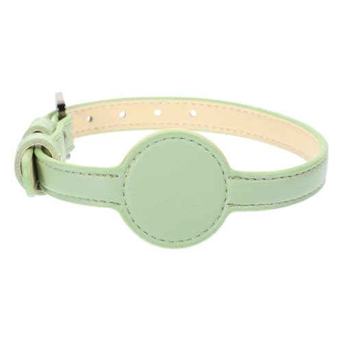Gatuida Verstellbares Katzenhalsband mit GPS Tracer Hülle Leichtes Hautfreundliches Haustierhalsband in Grün S Sicherer Schutz gegen Verlust Langlebiges PU Material für Outdoor und Alltag von Gatuida