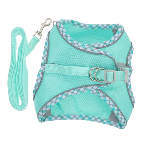 Gatuida Verstellbares Reflektierendes Hundegeschirr mit Leine Grün Bequemes Welpengeschirr für Training und Outdoor Einsatz Robust und Einfach Anzulegen Gatuida Verstellbares Reflektierendes Hundegeschirr mit Leine Grün Bequemes Welpengeschirr für Training und Outdoor Einsatz Robust und Einfach Anzulegen von Gatuida