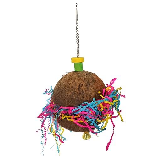 Gatuida Papagei Spielzeug Vogel Coconut Shell Hängen Papagei Spielzeug Sicher Und von Gatuida