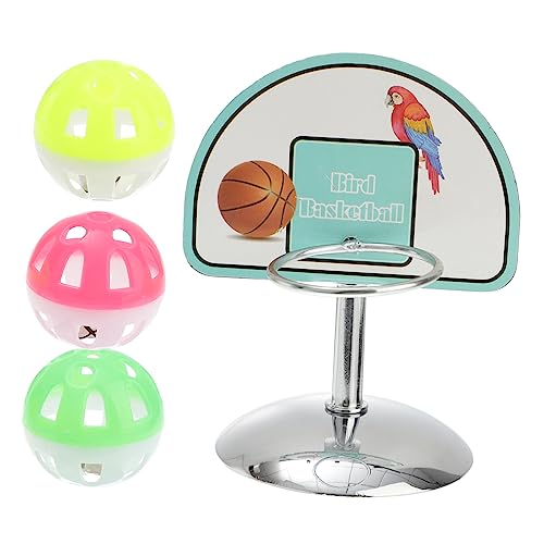 Gatuida Vogel Trainingsspielzeug Für Papageien Mini Basketball Bissfestes Holzspielzeug Für Wellensittiche Und Conures Fördert Und Bewegung Zufällig von Gatuida
