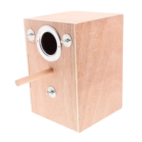 Gatuida Vogelbrutkasten aus Holz mit Außehänger Stabilem Stand Witterungsbeständig Warmes Nisthaus für Wellensittiche Nymphensittiche Unzertrennliche und Platzsparend und Sicher Gatuida Vogelbrutkasten aus Holz mit Außehänger Stabilem Stand Witterungsbeständig Warmes Nisthaus für Wellensittiche Nymphensittiche Unzertrennliche und Platzsparend und Sicher von Gatuida