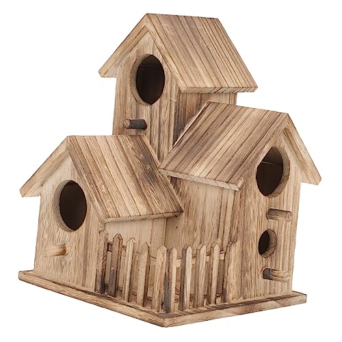 Gatuida Vogelnisthütte Nisthaus Für Sittiche Groß Verschachtelung Vogelhäuser Nisthütte Für Nymphensittiche Garten Vogelhaus Vogelzuchthaus Kolibri-häuser Für Draußen Zum Nisten Hölzern von Gatuida