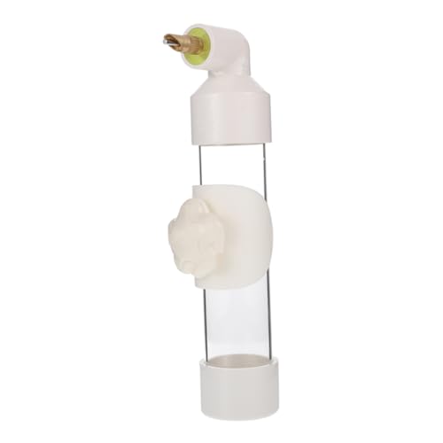 Gatuida Vogeltrinker Wasser Klein Groß Vogel Fütterer Trinken Hängenden Vogelhäuschen Papagei Futterspender Für Füttern Vogelfütterer Vogel-trinkwerkzeug Vogeltränke Vogelzubehör PVC Weiß von Gatuida