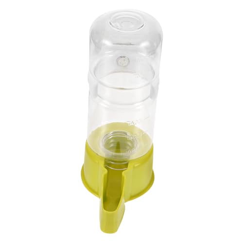 Gatuida Vogeltrinker flüssig Futterkäfig für Papageien Wasserbehälter mit Wasserhahn Container Abs tränkebecken wasserbecken automatische Futterspender für Papageien Papageifutter Plastik von Gatuida