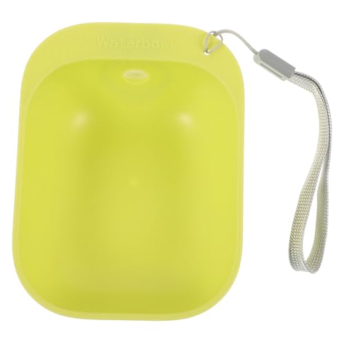 Gatuida Wasserspender Für Haustiere Füttern Trinken Trinker Hundewasserschale Schüssel Groß Tragbarer Trinkbrunnen Für Hunde - Ausflüge Hundewassernapf Tragbar Abs Light Green von Gatuida