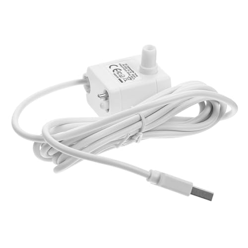 Gatuida Wasserspenderpumpe Für Haustiere Pumpen Für Katzenbrunnen Mit LED Licht Trockenlauf Schutz Haustierzubehör Für Gesunde Hydration Und Frisches Wasser Gatuida Wasserspenderpumpe Für Haustiere Pumpen Für Katzenbrunnen Mit LED Licht Trockenlauf Schutz Haustierzubehör Für Gesunde Hydration Und Frisches Wasser von Gatuida