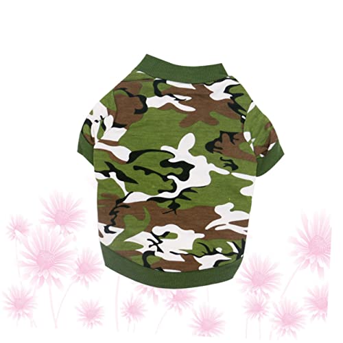 Gatuida Kreative Hundekleidung Für Kleine Hunde Bequemer Freizeitmantel Im Camouflage-Design Für Outdoor-aktivitäten Und Fotoshootings Xs von Gatuida