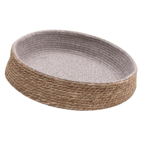 Gatuida Wicker Katzenbett Rundes Haustier Schlafnest Atmungsaktiv Für Kleine Hunde Katzen Leicht Und Langlebig Haustier Schlafplatz Innen Und Außen Gatuida Wicker Katzenbett Rundes Haustier Schlafnest Atmungsaktiv Für Kleine Hunde Katzen Leicht Und Langlebig Haustier Schlafplatz Innen Und Außen von Gatuida