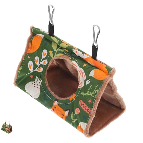 Gatuida Winter Hängematte für Vögel Dreieckiges Warmes Papageiennest für Vogelkäfig Langlebig und Verschleißfest Geschenkidee für Vogelbesitzer Gatuida Winter Hängematte für Vögel Dreieckiges Warmes Papageiennest für Vogelkäfig Langlebig und Verschleißfest Geschenkidee für Vogelbesitzer von Gatuida