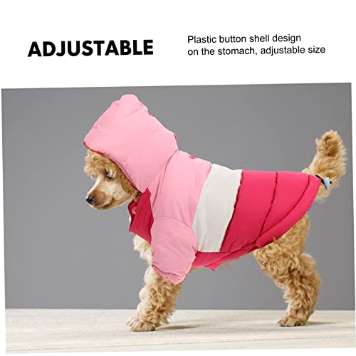 Gatuida Winter Hundemantel mit Daunen Baumwollfüllung Gesteppte Warme Hundeweste für Kleine und Mittelgroße Hunde Winddicht Hautfreundlich für Winterspaziergänge und Alltag von Gatuida
