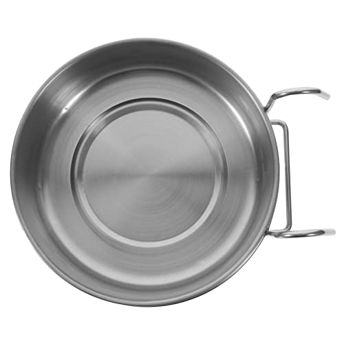 Gatuida hängende Haustierschüssel ausstecher Rentier edelstahlschüsseln edelstahlnapf dogbowl slico Papageienfutter für Käfig Essen Welpe Hundenapf Heimtierbedarf Rostfreier Stahl Silver von Gatuida
